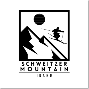 Schweitzer Mountain ski - Idaho Posters and Art